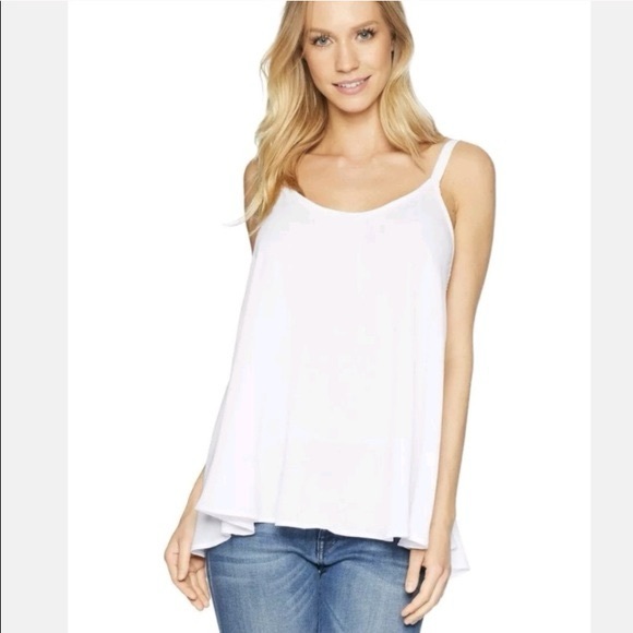 Show me your mumu White chiffon flowy tank - Picture 4 of 4